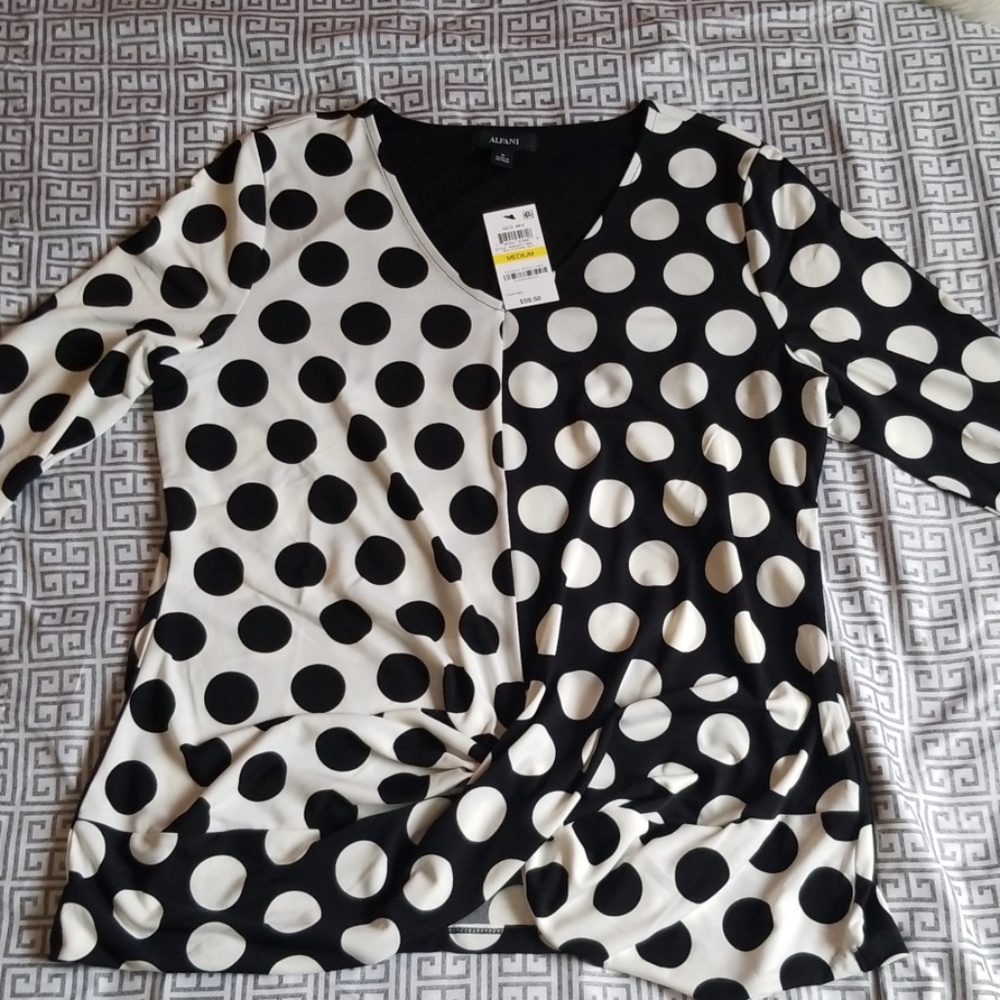 Alfani quarter sleeve women's blouse